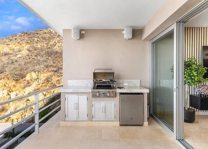 Apartment Cascadas Luxury In Pedregal With Jacuzzi
